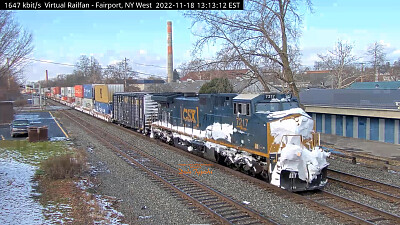 פאזל של CSX-7217 impersonating a CSX Snowplow