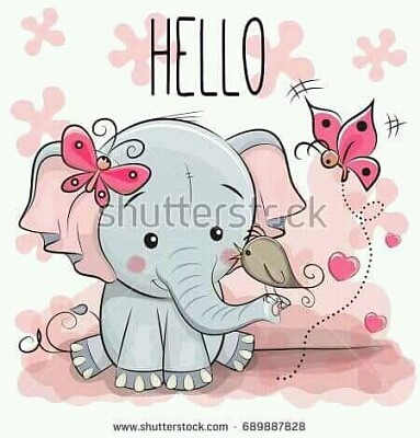 פאזל של hello elefanta