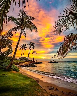 Sunset-Hawaii jigsaw puzzle