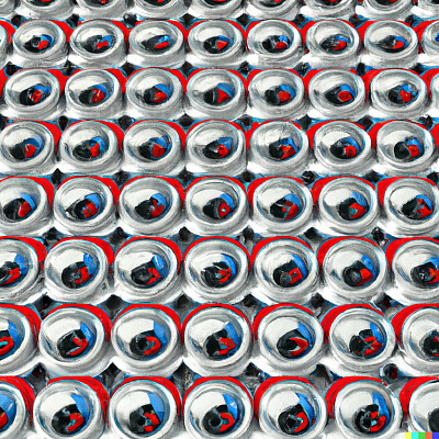 100 Cola Cans jigsaw puzzle