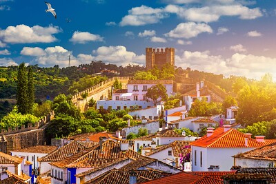 פאזל של Óbidos-Portugal