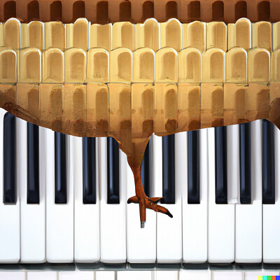 Chicken Piano jigsaw puzzle