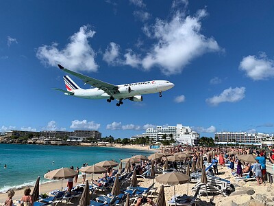 Zauber der Karibik am Maho Beach jigsaw puzzle