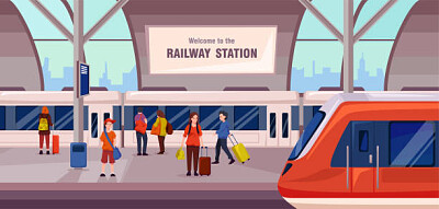 Train station jigsaw puzzle