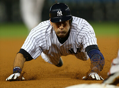 DerekJeter Slide jigsaw puzzle