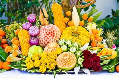 פאזל של Carved fruit