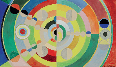 פאזל של delaunay relief-disques