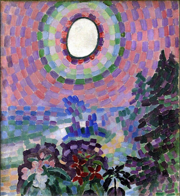 Delaunay paysage au disque