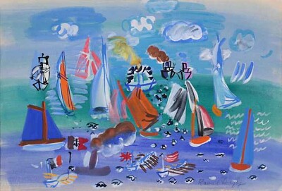 Dufy escadre anglaise au havre