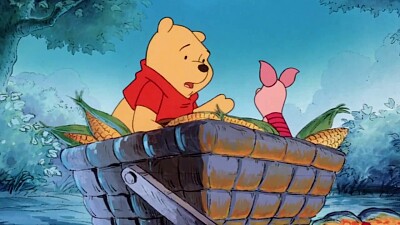 Winnie the Pooh and Pigglett Corn