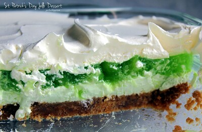 St. Patrick 's Day Jello dessert