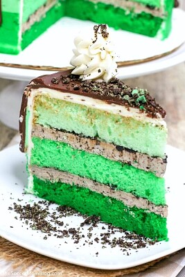 Mint chocolate cake