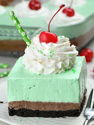 St. Patrick 's Day Shamrock Shake lasagna