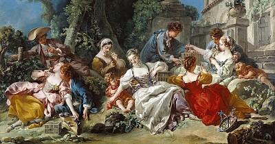 Bird Catchers by Boucher