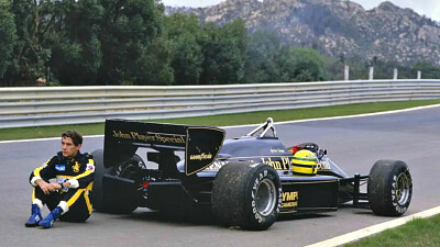 F 1 Lotus Senna jigsaw puzzle