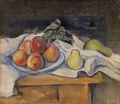 Cézanne table et fruits