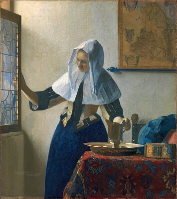 פאזל של Vermeer femme à la coiffe blanche