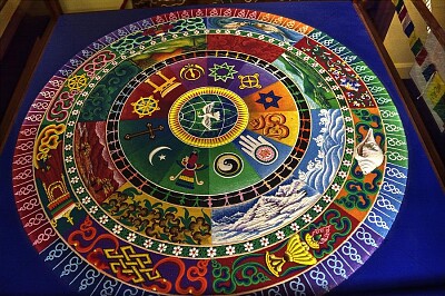 Sand mandala