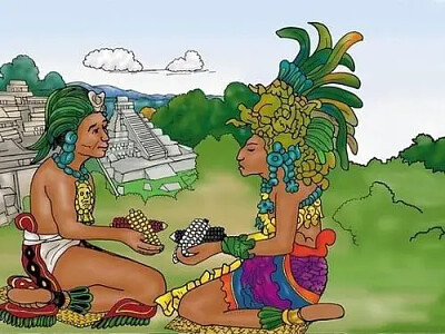 פאזל של Comercio maya