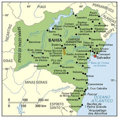 mapa Bahia