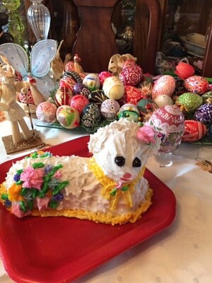 פאזל של Czech Easter lamb cake