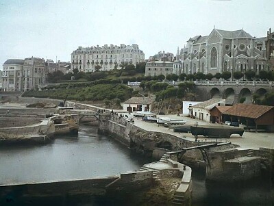 Port de Biarritz en 1928 jigsaw puzzle