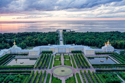 soir sur peterhof jigsaw puzzle