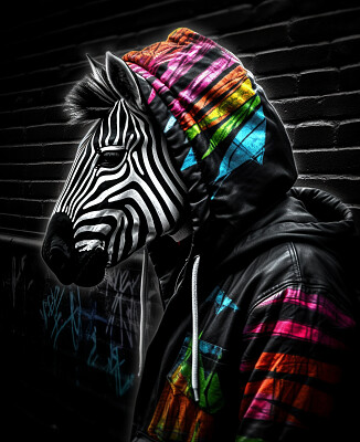 Zack - The Troubled Zebra jigsaw puzzle