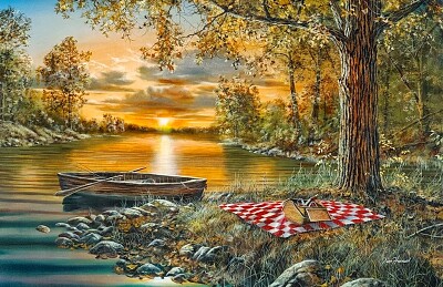 Picnic jigsaw puzzle