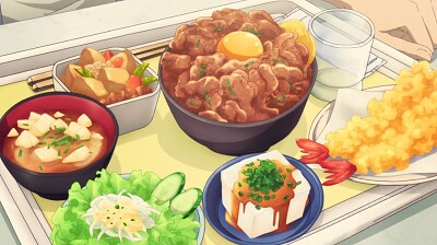 anime food jigsaw puzzle