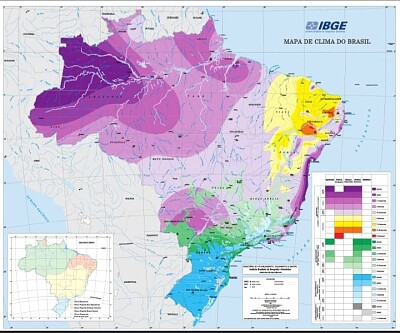 Mapa de clima jigsaw puzzle