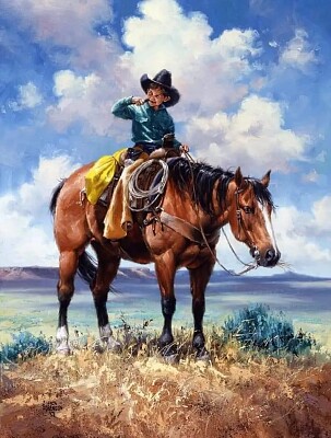 Niño con caballo