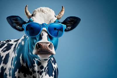 cool cow jigsaw puzzle