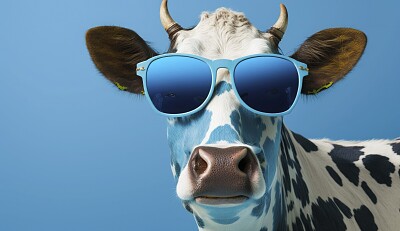 cool cow 2 jigsaw puzzle