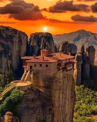 Meteora, Grecia jigsaw puzzle