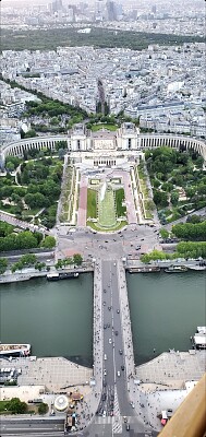 Vista desde la Torre Eiffel, París, Francia, 2023