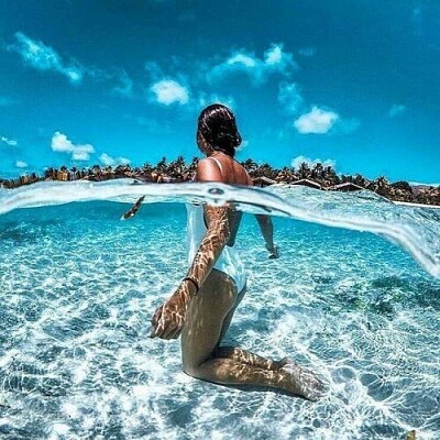 Underwater jigsaw puzzle