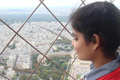 Fatemah in Paris jigsaw puzzle