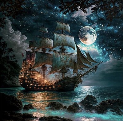 Barco y Luna jigsaw puzzle