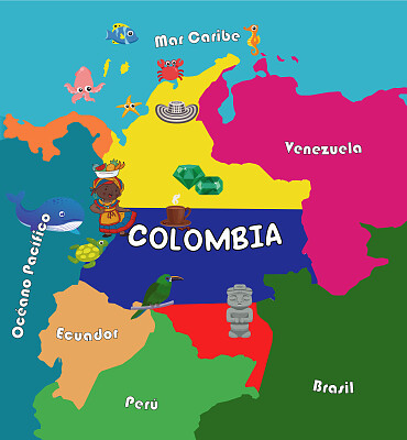 פאזל של Mapa de Colombia