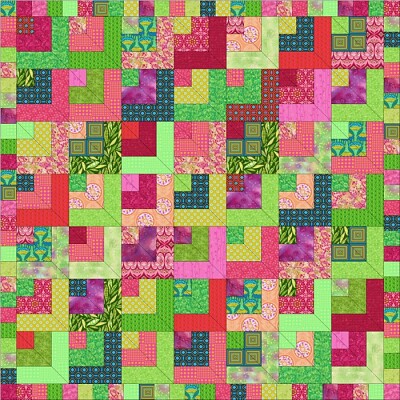 patchwork dominante vert jigsaw puzzle