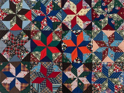 patchwork étoilé