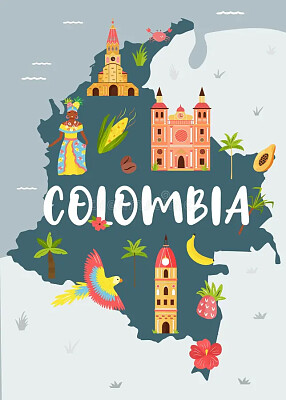 MAPA Colombia jigsaw puzzle