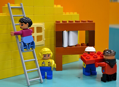 a jigsaw puzzle