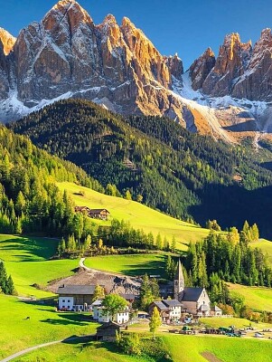 Mountain landscape jigsaw puzzle