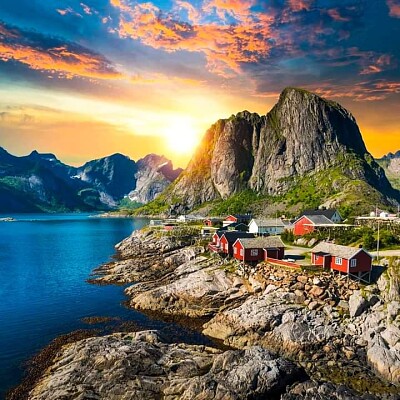 פאזל של Lofoten, Norway