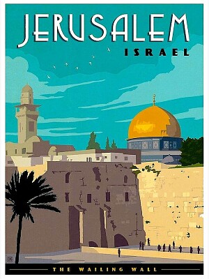 Jerusalem Travel Poster