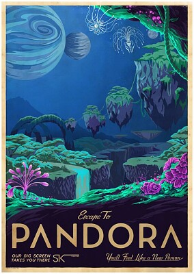 Pandora Travel Poster jigsaw puzzle