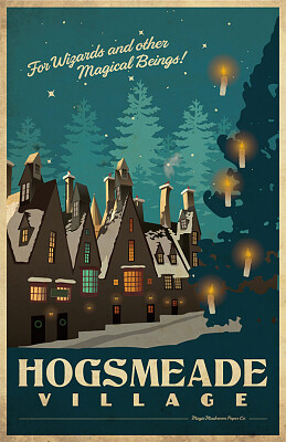 Hogsmeade Travel Poster