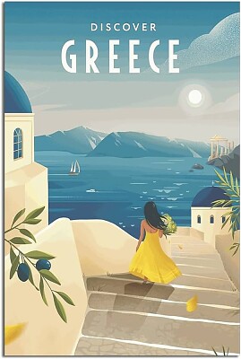 Greece Travel Poster